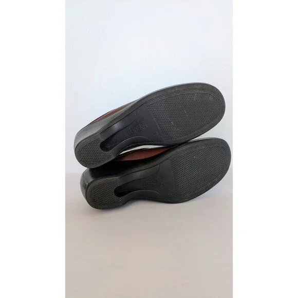 Dansko Professional Nurse Clogs Womens EU 41 Brown Leather Comfort Work Shoes - Picture 5 of 7